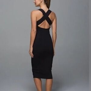 lululemon athletica Black Midi Dress